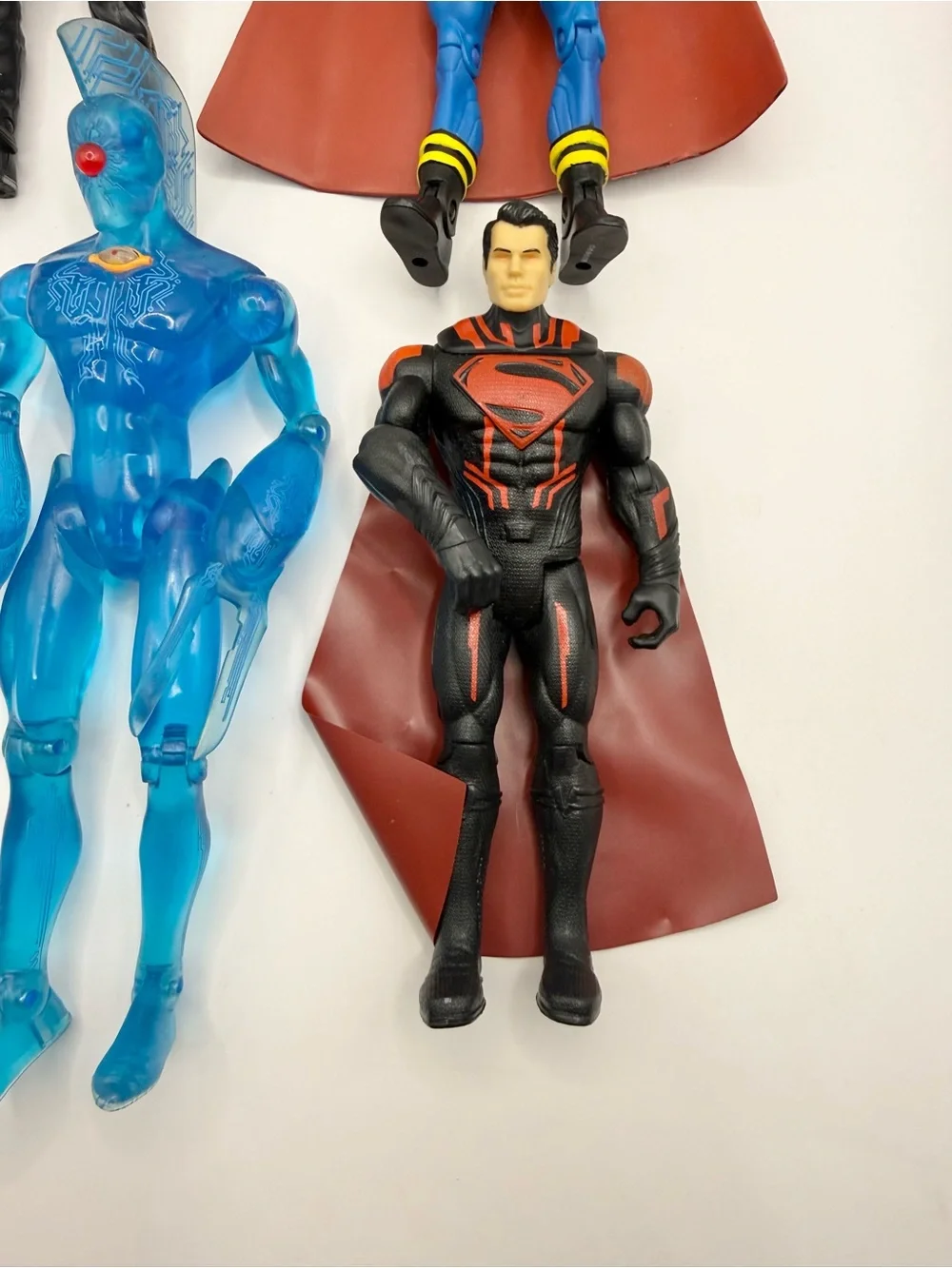 Vintage Y2K Marvel & DC Action Figure Toys Loose Lot of Six